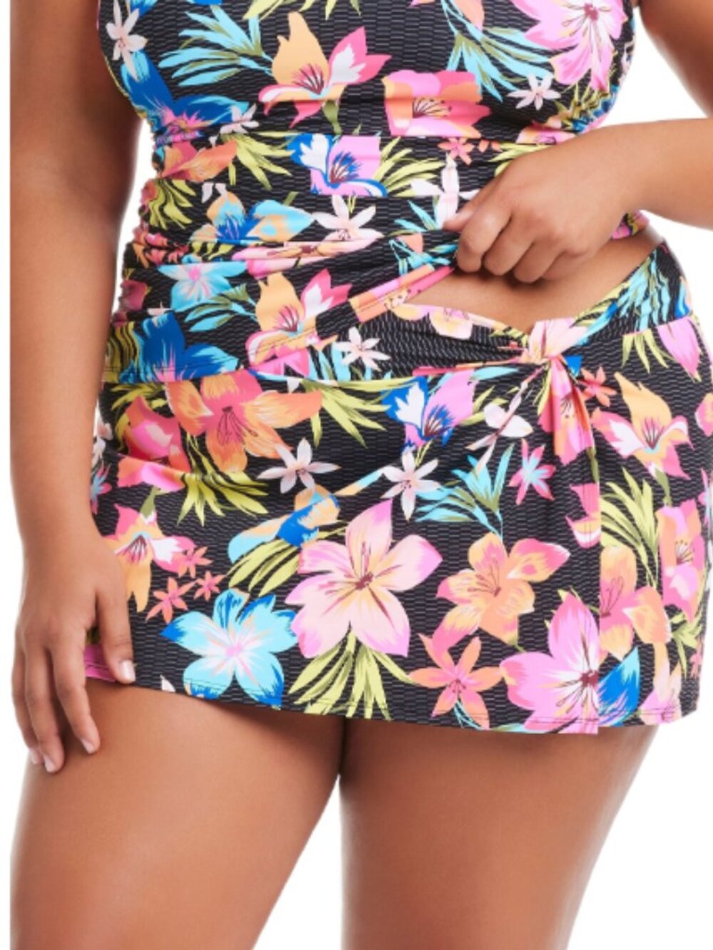Bleu Rod beattie Women's Plus Size Swim Skirt Multicolor Size 20W 2339